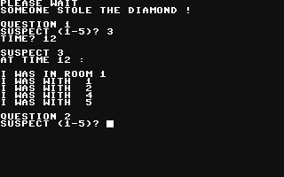 Diamond Thief - Commodore 64 game
