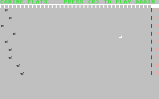 Dog Races - Commodore 64 game