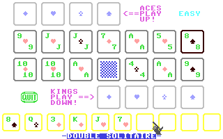 Double Solitaire - Commodore 64 game