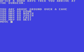 Dungeon - Commodore 64 game