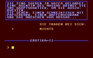 Erotika II - Commodore 64 game