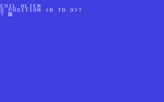 Evil Alien - Commodore 64 game