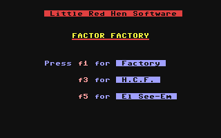 Factor Factory