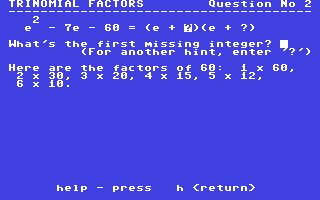 Factor Trinomials III