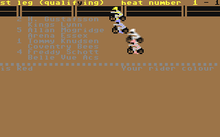 Four Team Tournament - Commodore 64 game