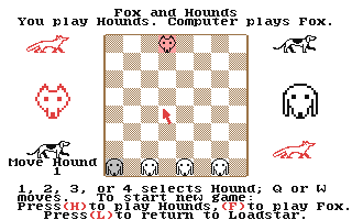 Fox and Hounds - Commodore 64 game