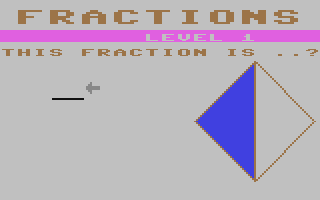 Fractions Program - Number One - Know Your Fractions