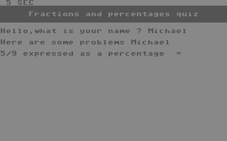 Fractions and Percentages