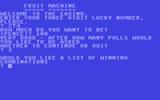 Fruit Machine