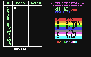 Frustration - Commodore 64 game