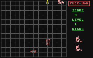 Fuck-Man - Commodore 64 game