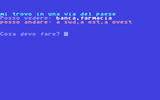 Fuga nel Tempo - Commodore 64 game