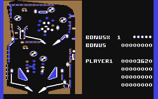 Fun-Stuff Pinball - Commodore 64 game