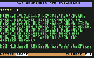 Geheimnis der Pyramiden, Das