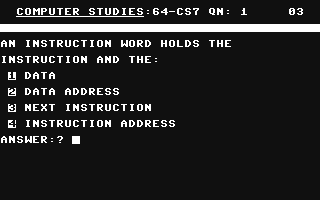 GCE'O'Level - Computer Studies