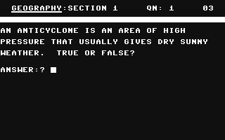 GCE'O'Level - Geography