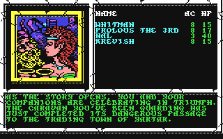 Gateway to the Savage Frontier - Commodore 64 game