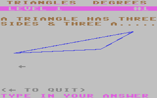 Geometry Program - Number Two - Triangles and Degrees