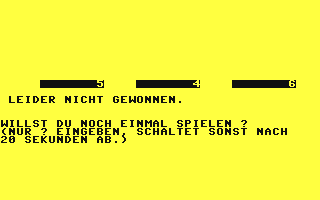 Glucksrad - Commodore 64 game