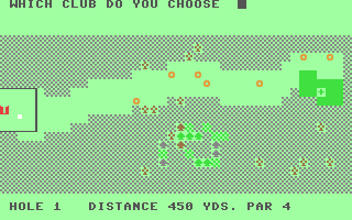 Golf - Commodore 64 game