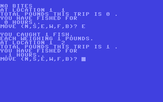 Gone Fishing - Commodore 64 game