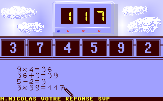 Grand Jeu des Chiffres et des Lettres, Le - Commodore 64 game