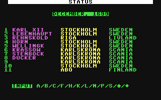 Great Nordic War, The - Commodore 64 game