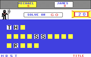Hangman's Hazard - Commodore 64 game