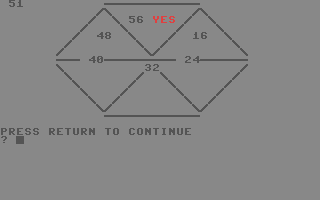 Hexagon Puzzle - Commodore 64 game