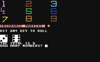 High Rollers - Commodore 64 game