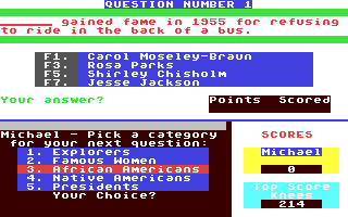 History Challenge III - Commodore 64 game