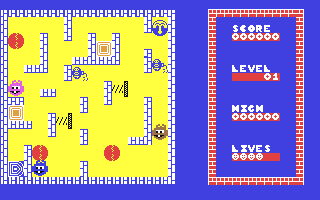 Humpty Dumpty Meets the Fuzzy Wuzzies - Commodore 64 game