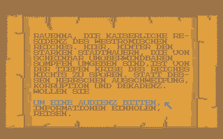 Imperium Romanum II - Commodore 64 game