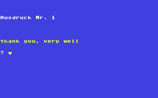 In Europa unterwegs - Commodore 64 game
