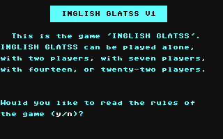 Inglish Glatss v1