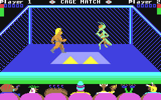 Intergalactic Cage Match - Commodore 64 game