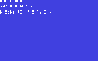 Kopfchen - Commodore 64 game