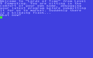 Lords of Time - Commodore 64 game