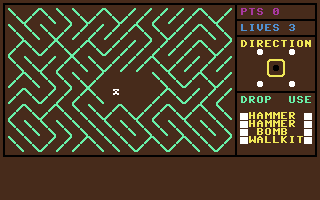 Lost in the Labyrinth - Commodore 64 game