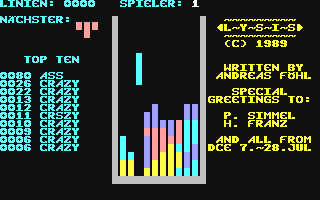 Lysis - Commodore 64 game