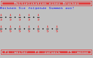 Mathe-Stunde 3, Die