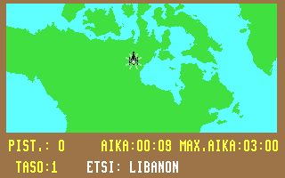 Maailman - Kartta 64 - Commodore 64 game