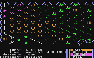 MacArthur's War - Battles for Korea - Commodore 64 game