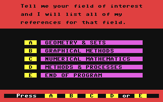 Mathematics - O-Level Revision and CSE - Commodore 64 game