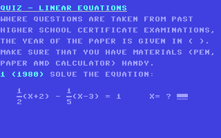 Maths Tutorial Series - Algebra 6 - Linear Equations