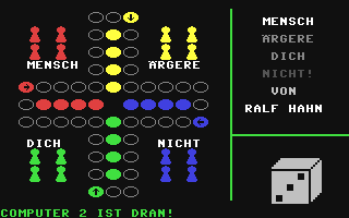 Mensch argere Dich nicht - Commodore 64 game