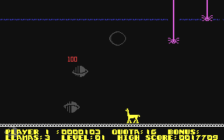 Metagalactic Llamas - Battle at the Edge of Time - Commodore 64 game