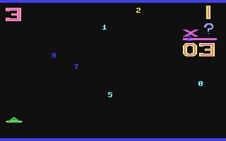 Meteor Math - Commodore 64 game