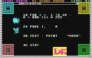 Micro Mouse Goes De-Bugging - Commodore 64 game