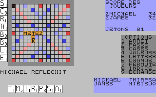 Micro Scrabble - Commodore 64 game